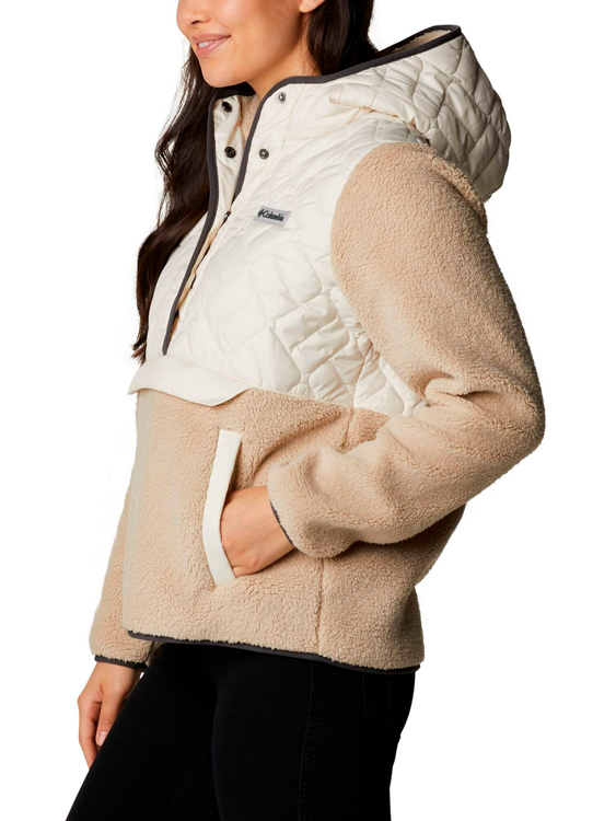 Hanorac Columbia Sweet View Fleece Hooded Pullover XS Bej Femei photo 5