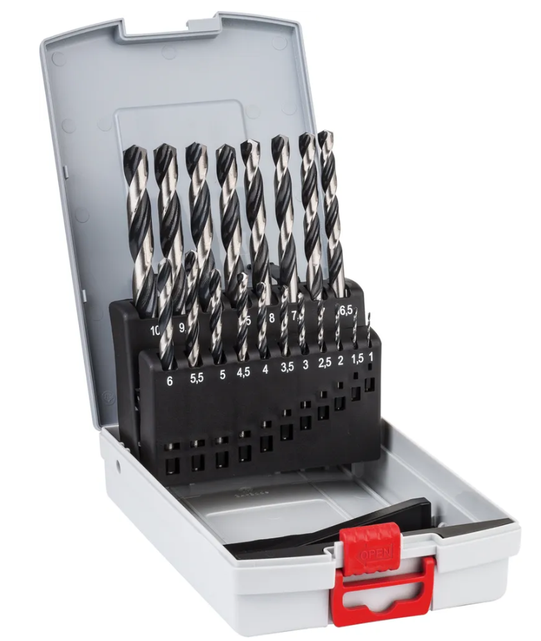 Set de burghie Bosch 1-10mm 19HSS 2607018391 photo 1 Set de burghie Bosch 1-10mm 19HSS 2607018391 photo 1