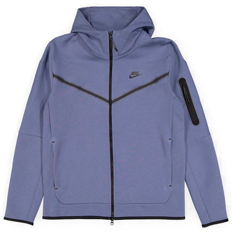 Hanorac Nike B NSW TCH FLC FZ / Barbati / L / Albastru photo 1 Hanorac Nike B NSW TCH FLC FZ / Barbati / L / Albastru photo 1