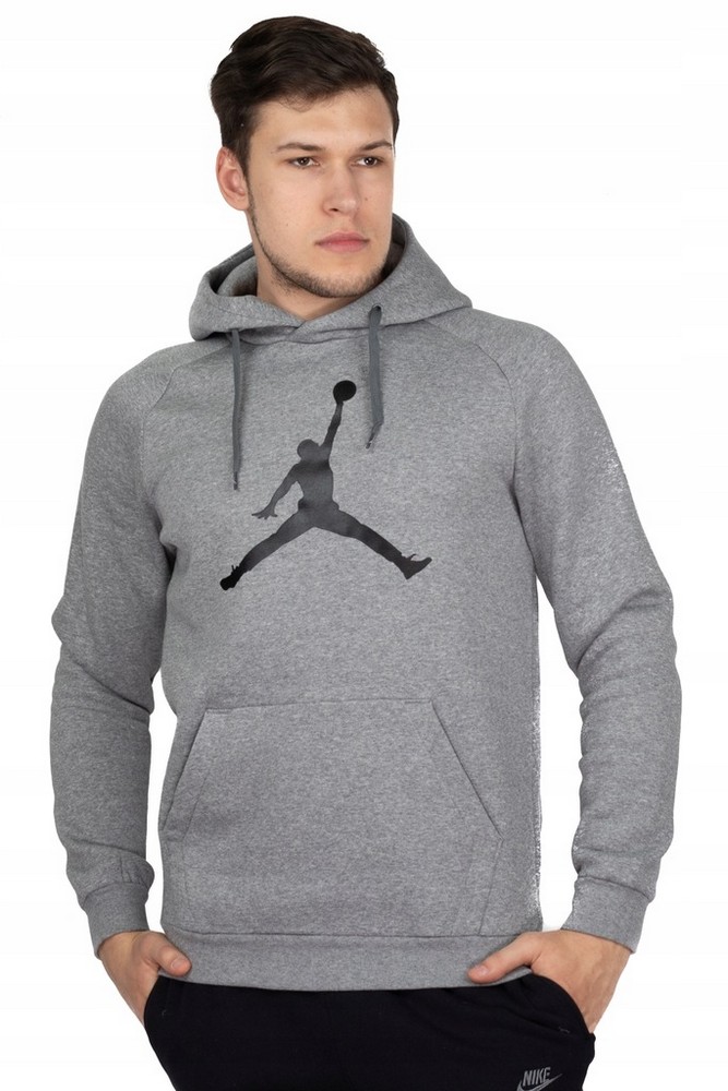 Hanorac pt bărbați Nike NFS M J JUMPMAN LOGO FLC PO XS Gri photo 2