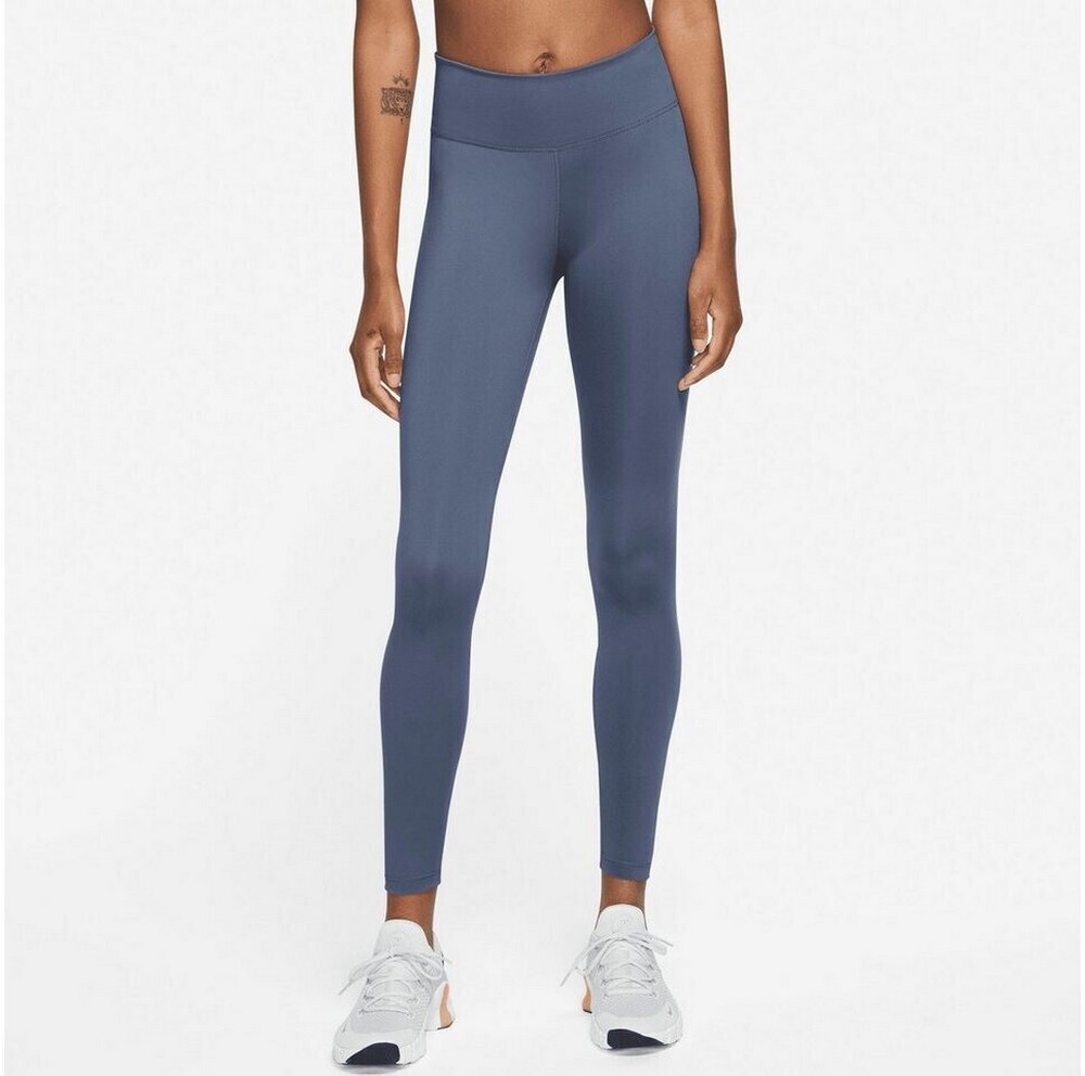 Легинсы Nike W NK ONE DF MR TGT / Женский / XS / Синий photo 3