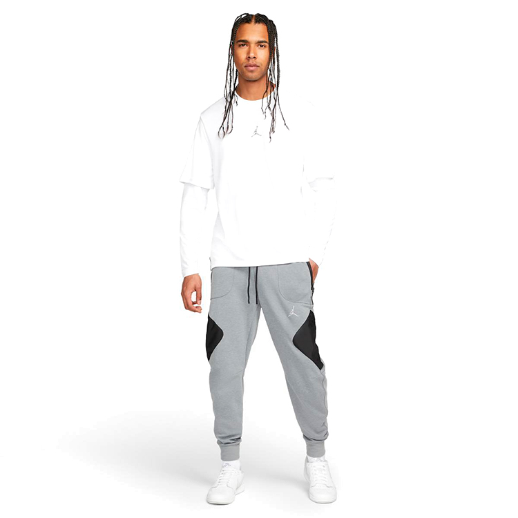 Брюки Nike M J DF SPRT STMT FLC PANT M Серый Мужской photo 4