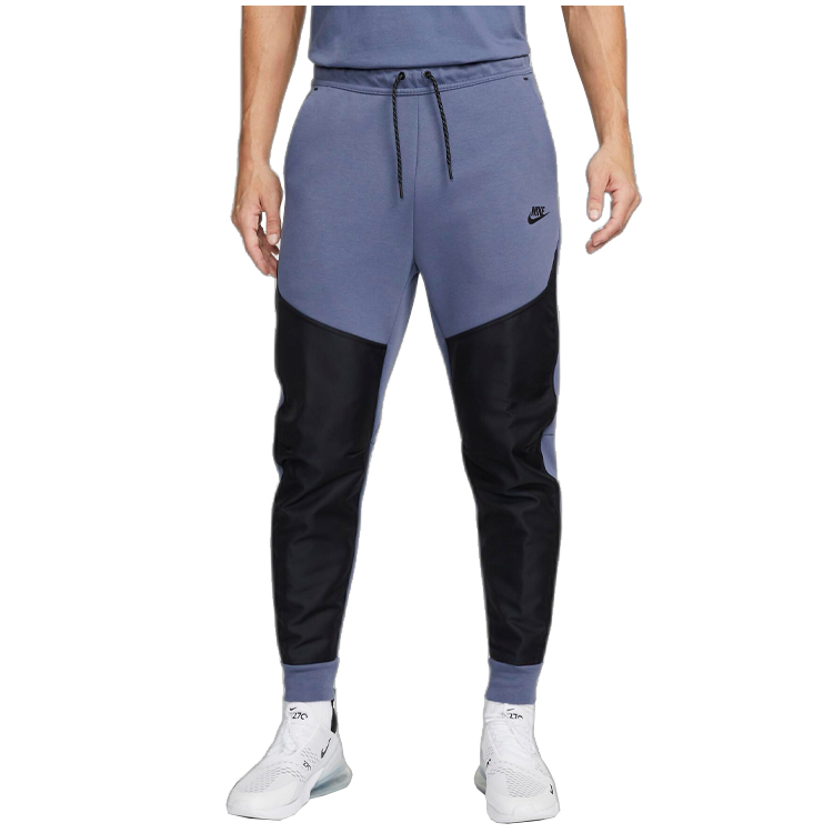 Брюки Nike M NK TCH FLC OVERLAY JGGR M Синий Мужской photo 1