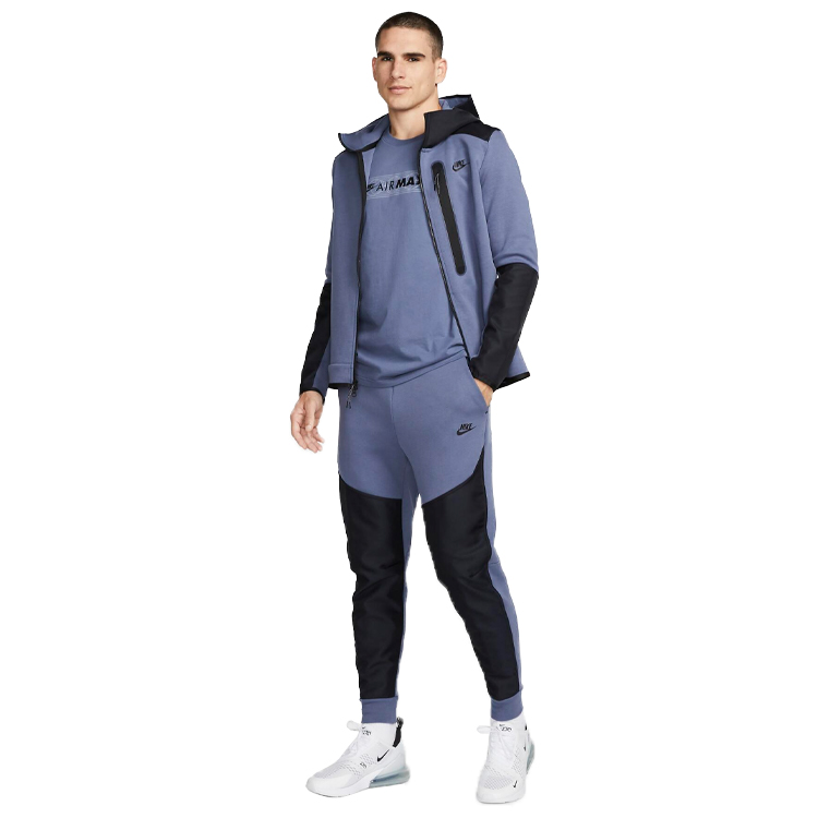 Брюки Nike M NK TCH FLC OVERLAY JGGR M Синий Мужской photo 5