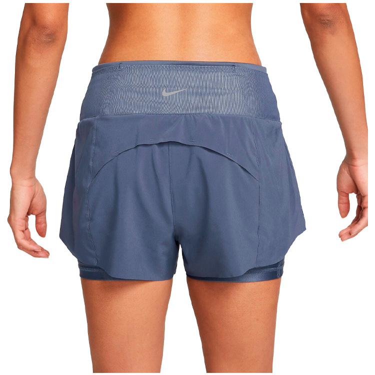 Sorti Nike W NK SWIFT DF MR 3IN 2N1 SHORT / Femei / XS / Albastru photo 2