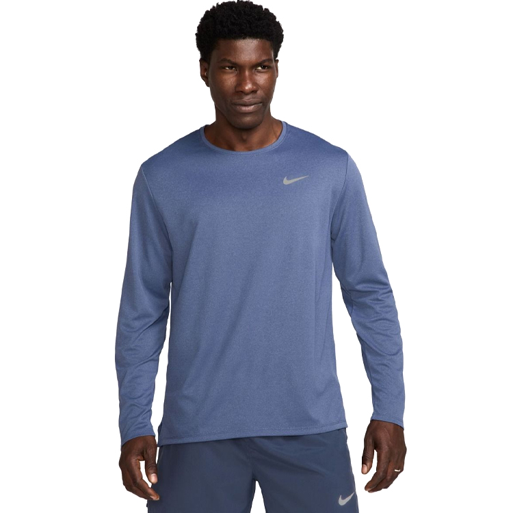 Hanorac pt bărbați Nike M NK DF UV MILER TOP LS S Albastru photo 1 Hanorac pt bărbați Nike M NK DF UV MILER TOP LS S Albastru photo 1