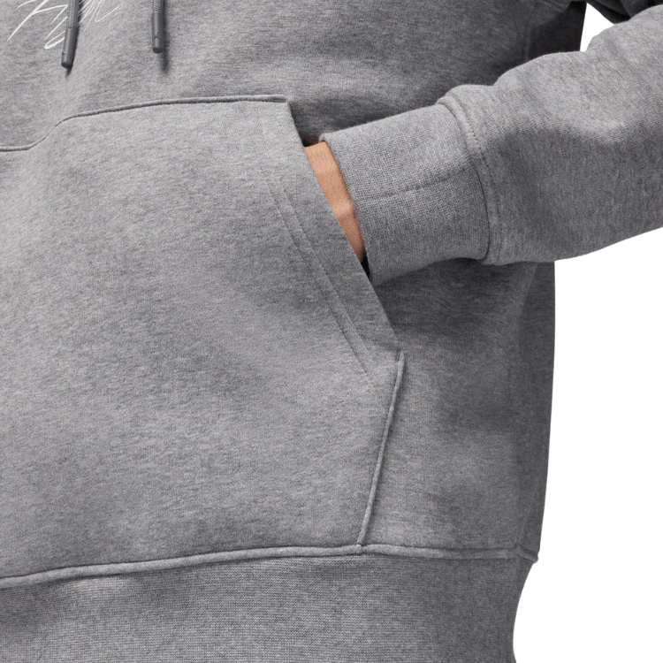 Hanorac pt bărbați Nike M J ESS FLC BASELINE HOODIE L Gri photo 5