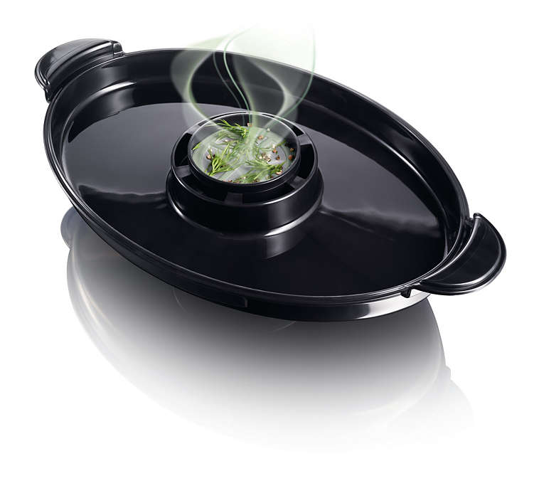 Пароварка Philips HD9140, 1 л, 900 Вт, Чёрный photo 7