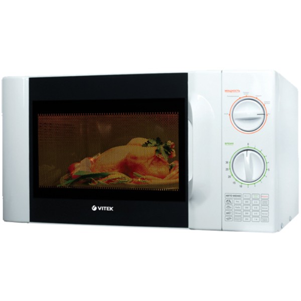 Cuptor cu microunde Vitek VT-1691 700 W / 17 l / Alb photo 1 Cuptor cu microunde Vitek VT-1691 700 W / 17 l / Alb photo 1