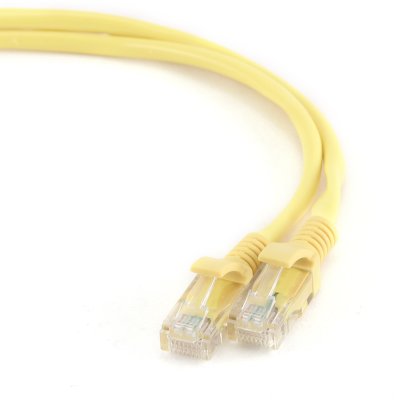 UTP Cat.5e Patch cord, 1m, Yellow photo 1