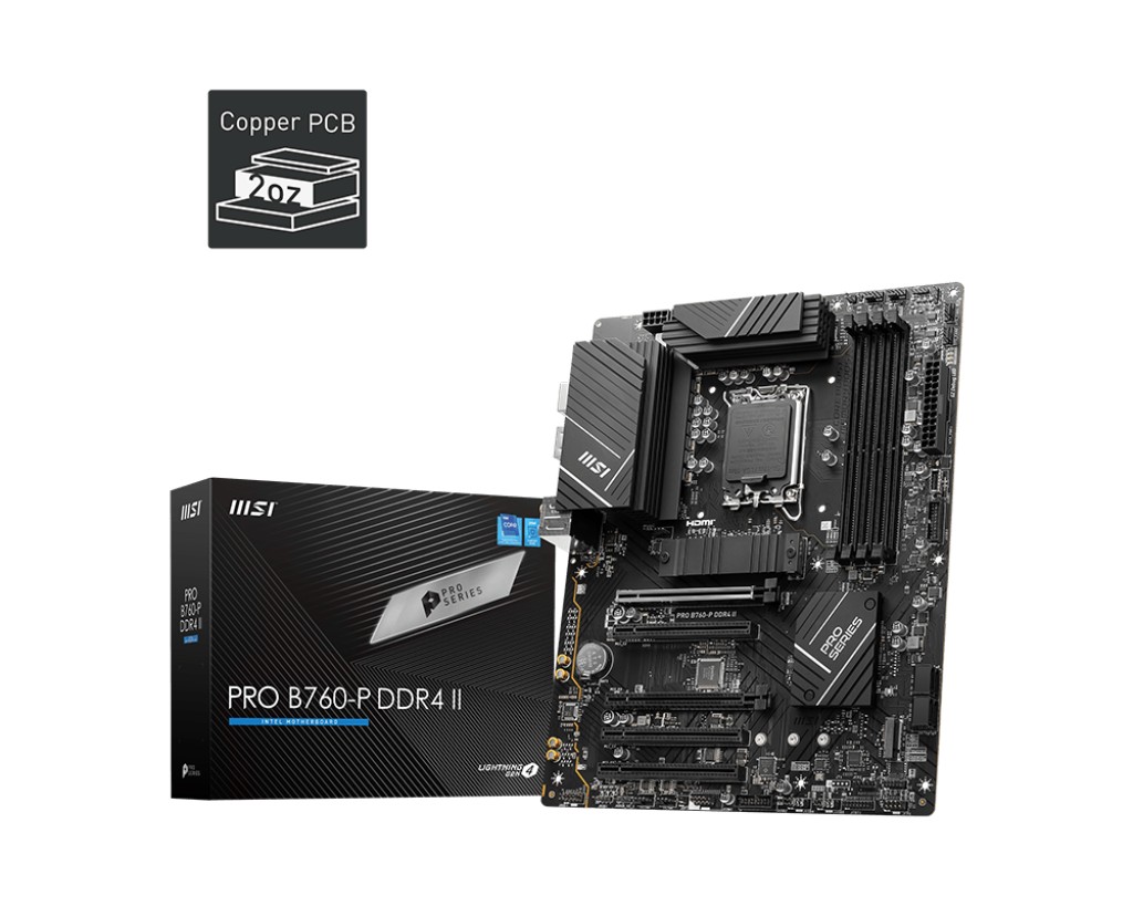 Материнская плата MSI PRO B760-P DDR4 II / 1700 / B760 / DDR4 / ATX photo 1
