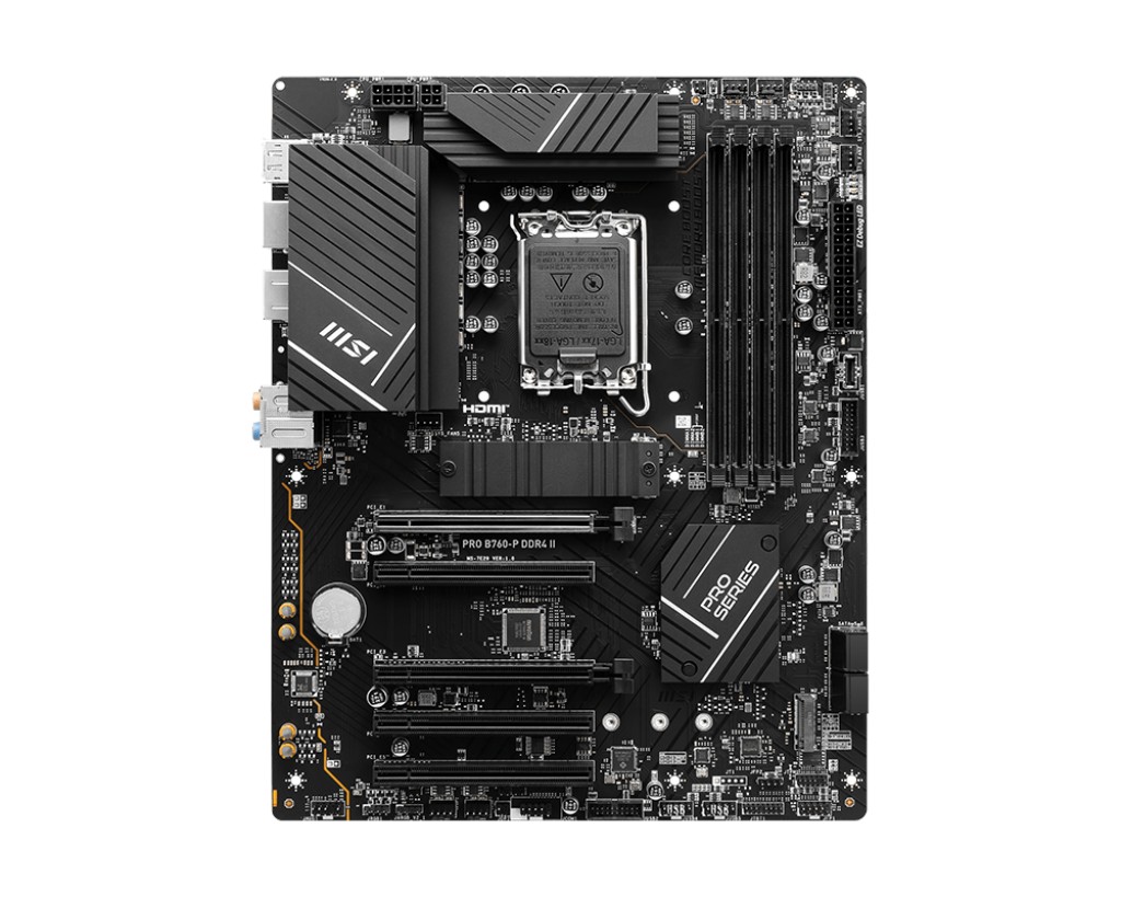 Материнская плата MSI PRO B760-P DDR4 II / 1700 / B760 / DDR4 / ATX photo 2