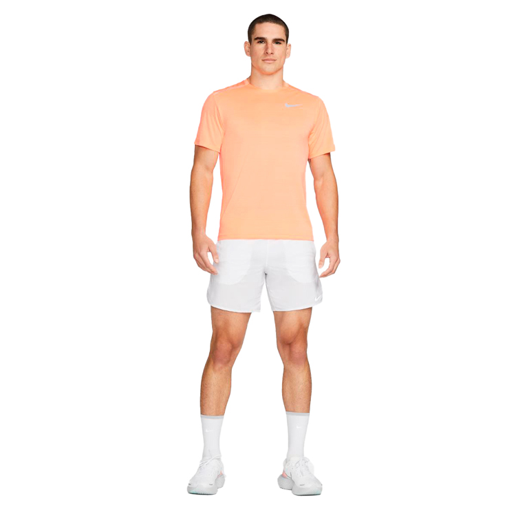 Tricou bărbătesc Nike M NK DRY MILER TOP SS M Oranj photo 3