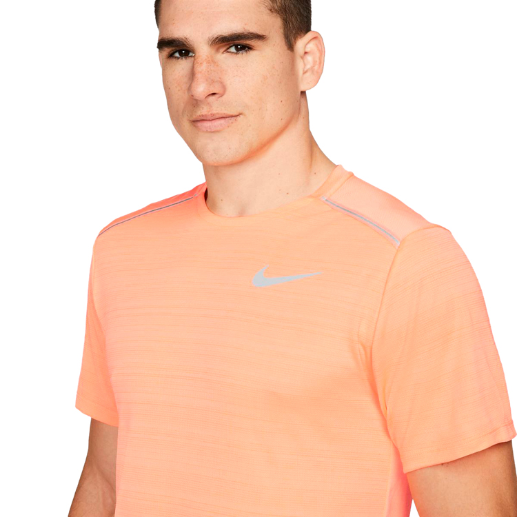 Tricou bărbătesc Nike M NK DRY MILER TOP SS M Oranj photo 4