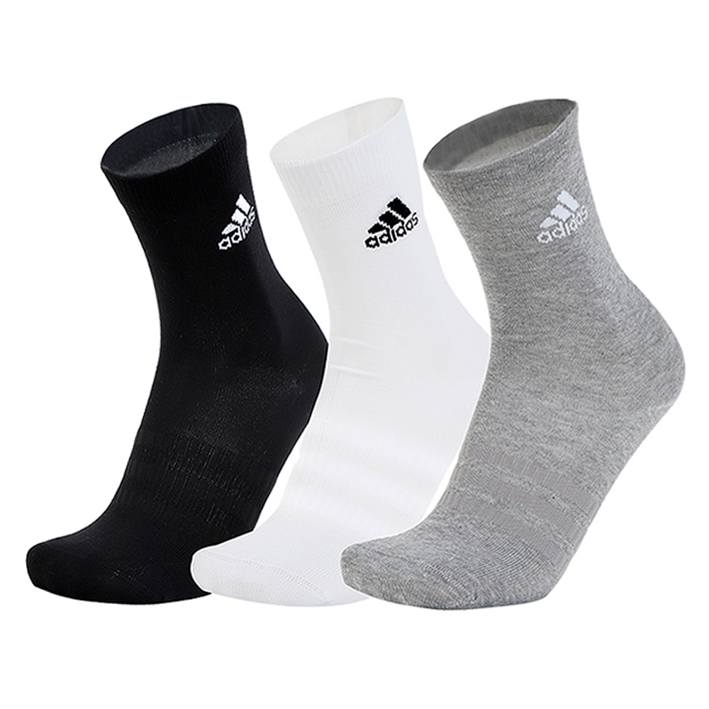 Sosete Unisex Adidas LIGHT CREW 3PP XL Gri-alb-negru photo 1 Sosete Unisex Adidas LIGHT CREW 3PP XL Gri-alb-negru photo 1