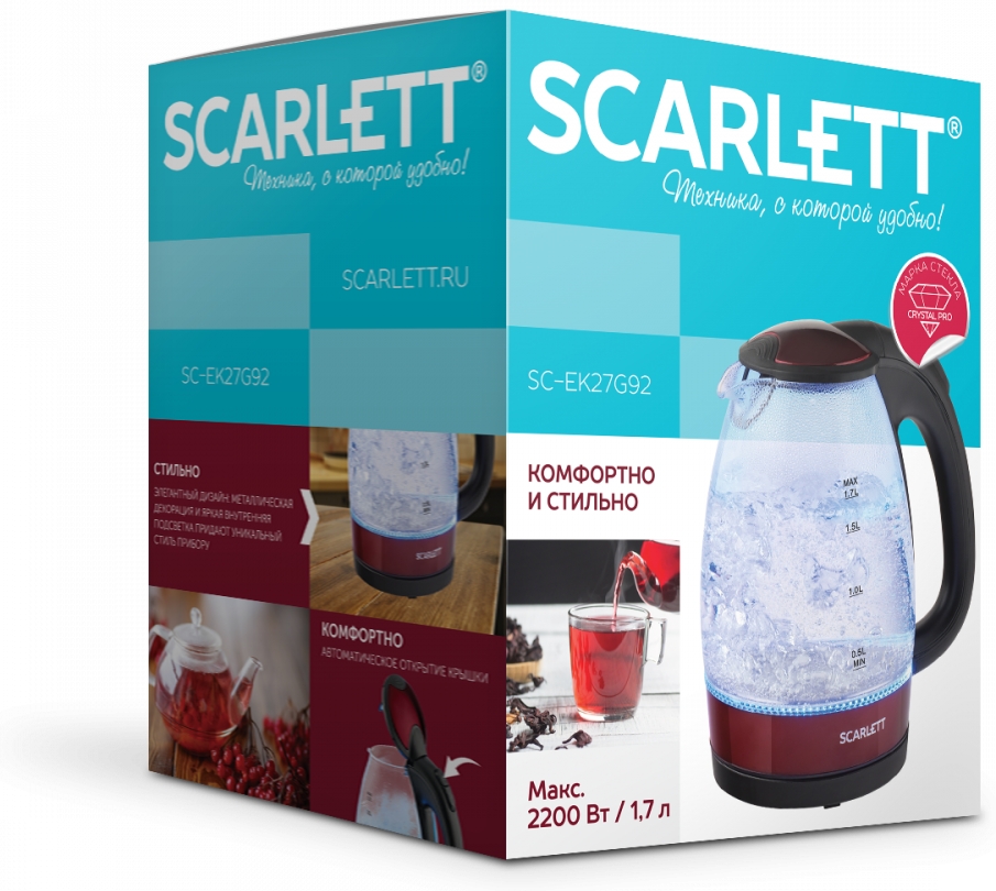 Fierbator de apa electric Scarlett SC EK27G92 photo 5