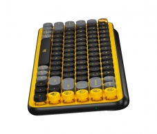 Logitech POP Keys Wireless Mechanical Keyboard With Emoji Keys, Multi-device, Layout Size Minimalist, Blast/Yellow - RUS thumbnav 4
