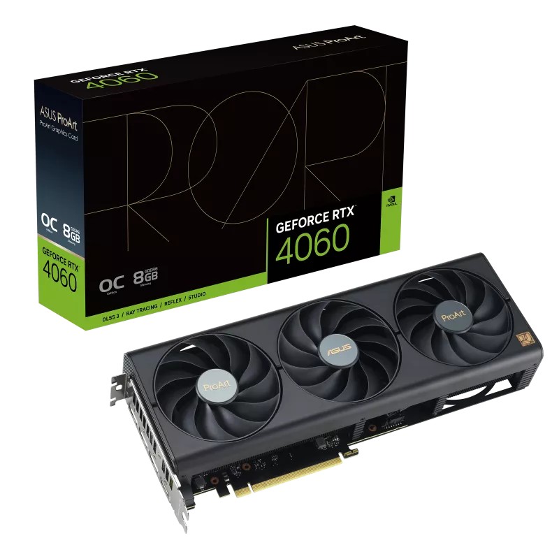 Видеокарта ASUS ProArt GeForce RTX 4060 OC Edition / 8GB / GDDR6 / 128bit photo 1