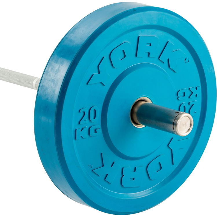 Disc 20 kg YORK Solid Rubber Bumper Plate photo 2
