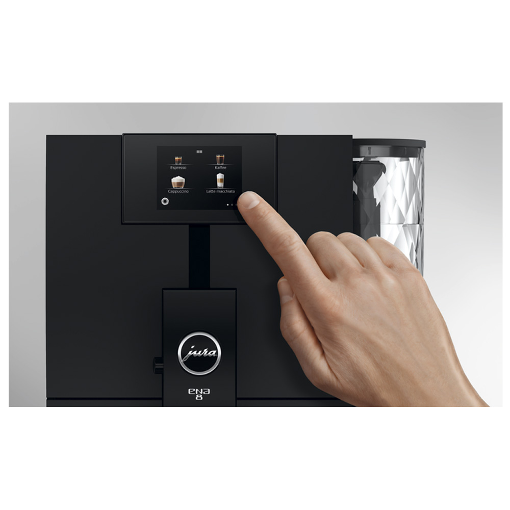 Aparat de cafea Espresso JURA ENA8 Full Metropolitan Black, 15493 / 15 bar / Espresso photo 2