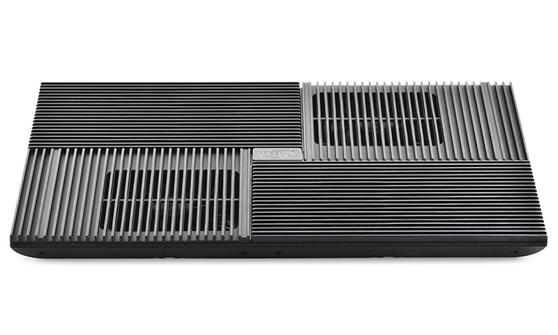 DEEPCOOL ”MULTI CORE X8”, Notebook Cooling Pad up to 17”, 4 fans 100X100X15mm,  Multi-Core Control Technology, 1300±10%RPM, <23dBA, 53.4CFM, Black photo 1