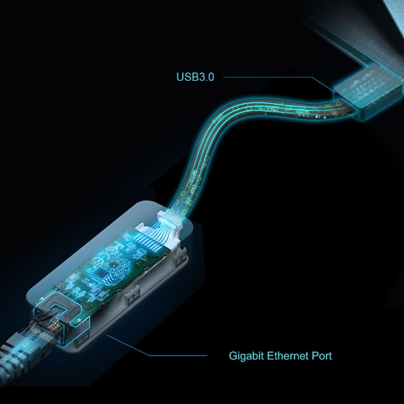 USB3.0 / Gigabit Ethernet Adapter / TP-LINK UE306 photo 7