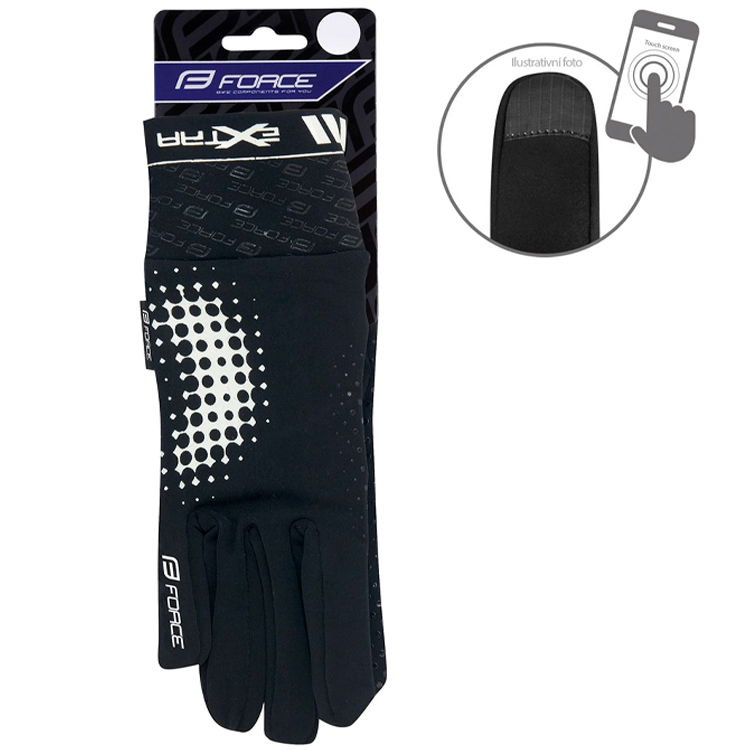 Manusi pentru bicicleta Force EXTRA Negru 905694 photo 2