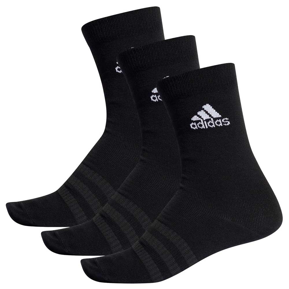 Sosete Unisex Adidas LIGHT CREW 3PP M Negru photo 1 Sosete Unisex Adidas LIGHT CREW 3PP M Negru photo 1