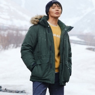 Scurta Kailas Long Thick Fur Down Jacket thumbnav 5