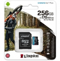 Card de memorie microSD 256GB Kingston Canvas Go! Plus, A2, 170Mbps,  + SD adapter thumbnav 2