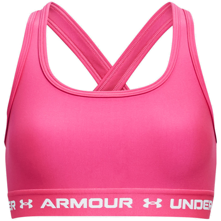 Спортивное бра Under Armour Crossback Mid Solid / Женский / L / Розовый photo 1 Спортивное бра Under Armour Crossback Mid Solid / Женский / L / Розовый photo 1