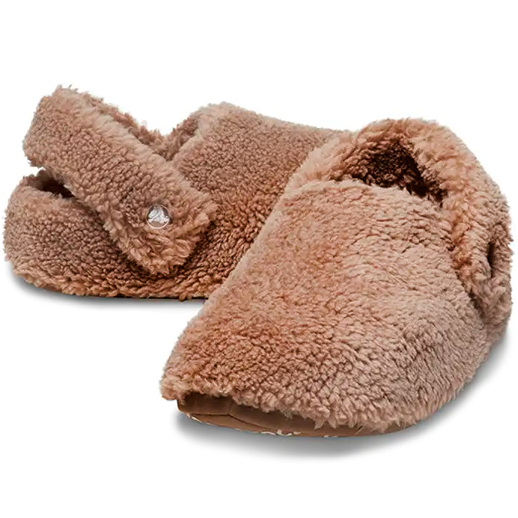 Slapi Crocs Classic Cozzzy Slipper pt Femei / 41-42 / Maro photo 3