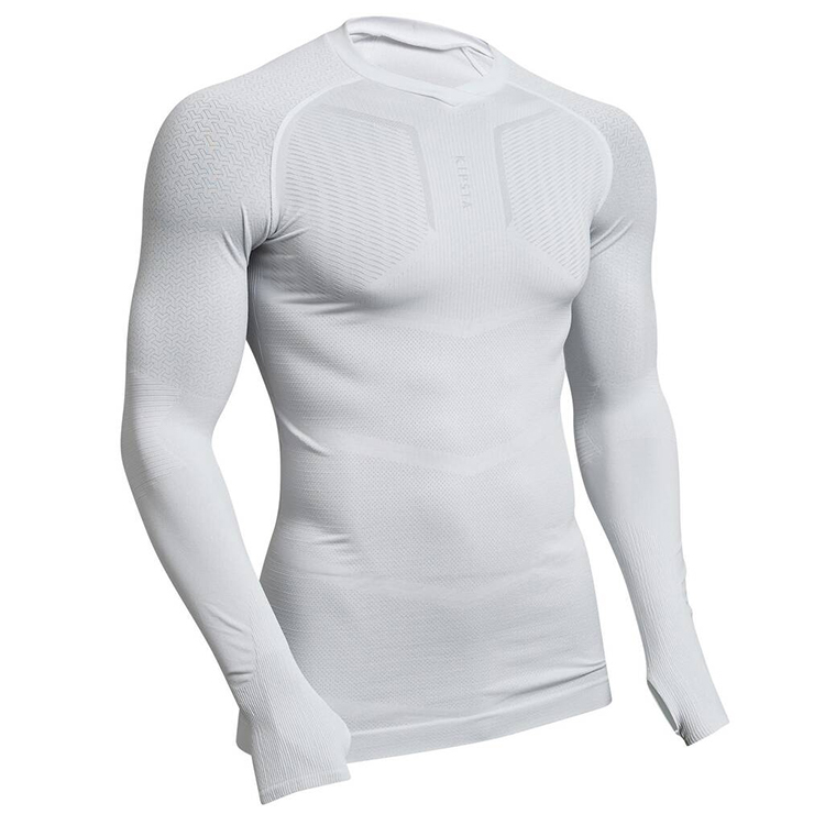 Термобельё Kipsta UNDERWEAR KDRY500 LS M S Белый Мужской photo 1