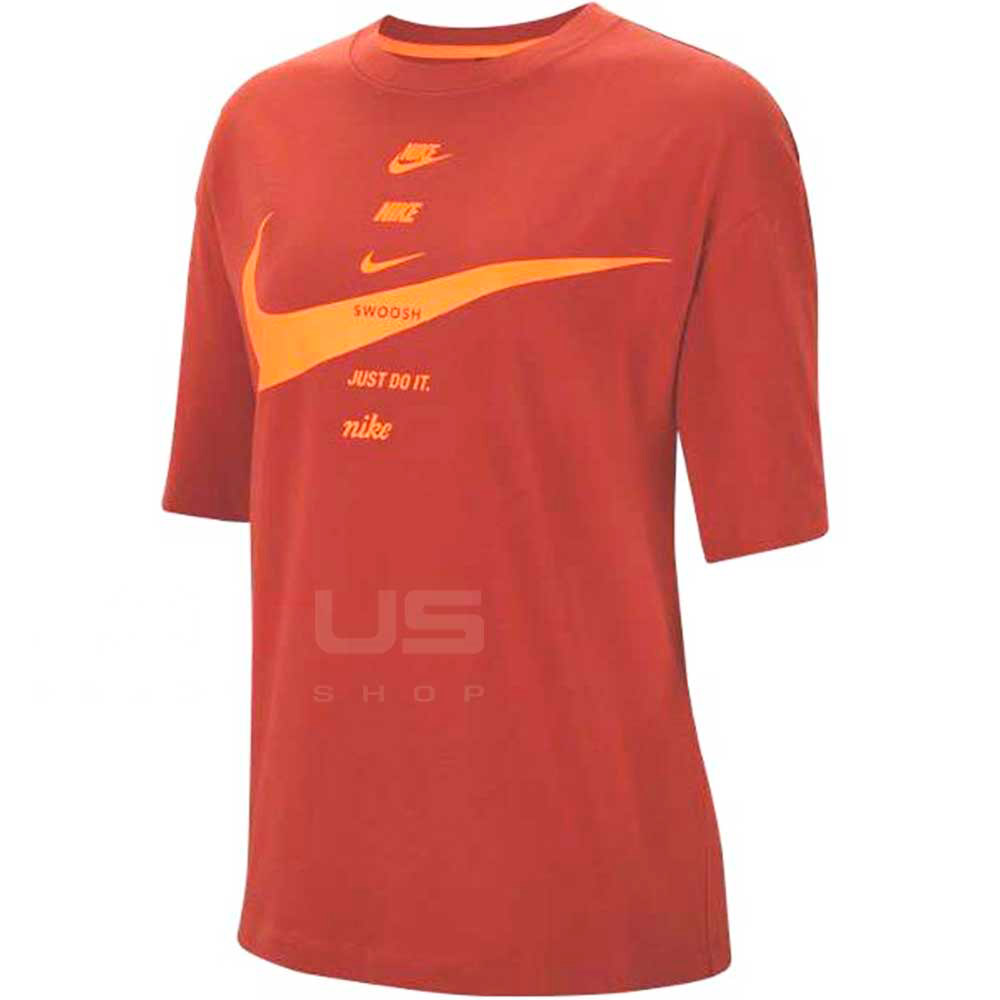 Tricou Nike W NSW SWSH TOP SS L Roz Femei photo 1 Tricou Nike W NSW SWSH TOP SS L Roz Femei photo 1