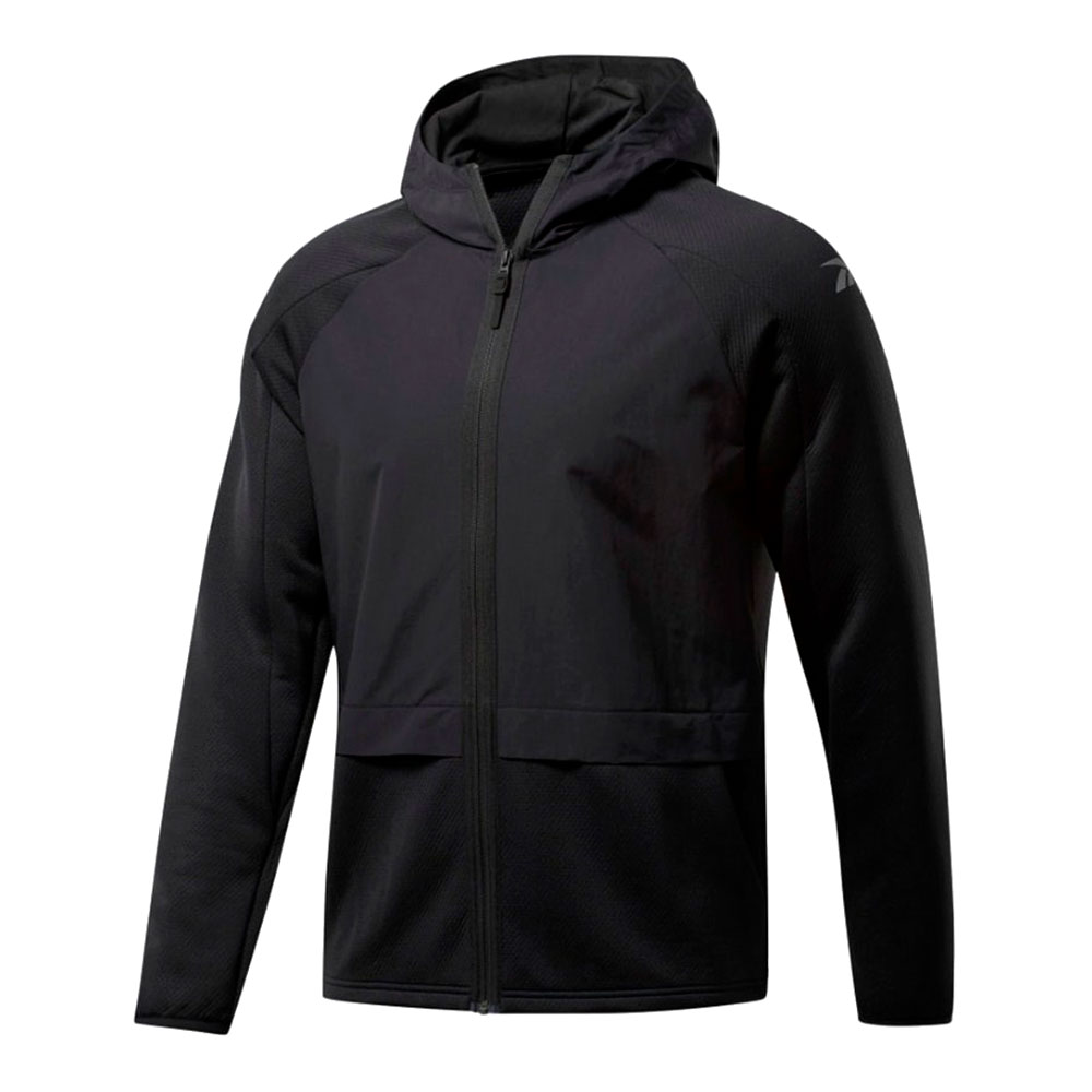 Geacă pt Barbati Reebok TS Perf Layering FZ S Negru photo 1 Geacă pt Barbati Reebok TS Perf Layering FZ S Negru photo 1