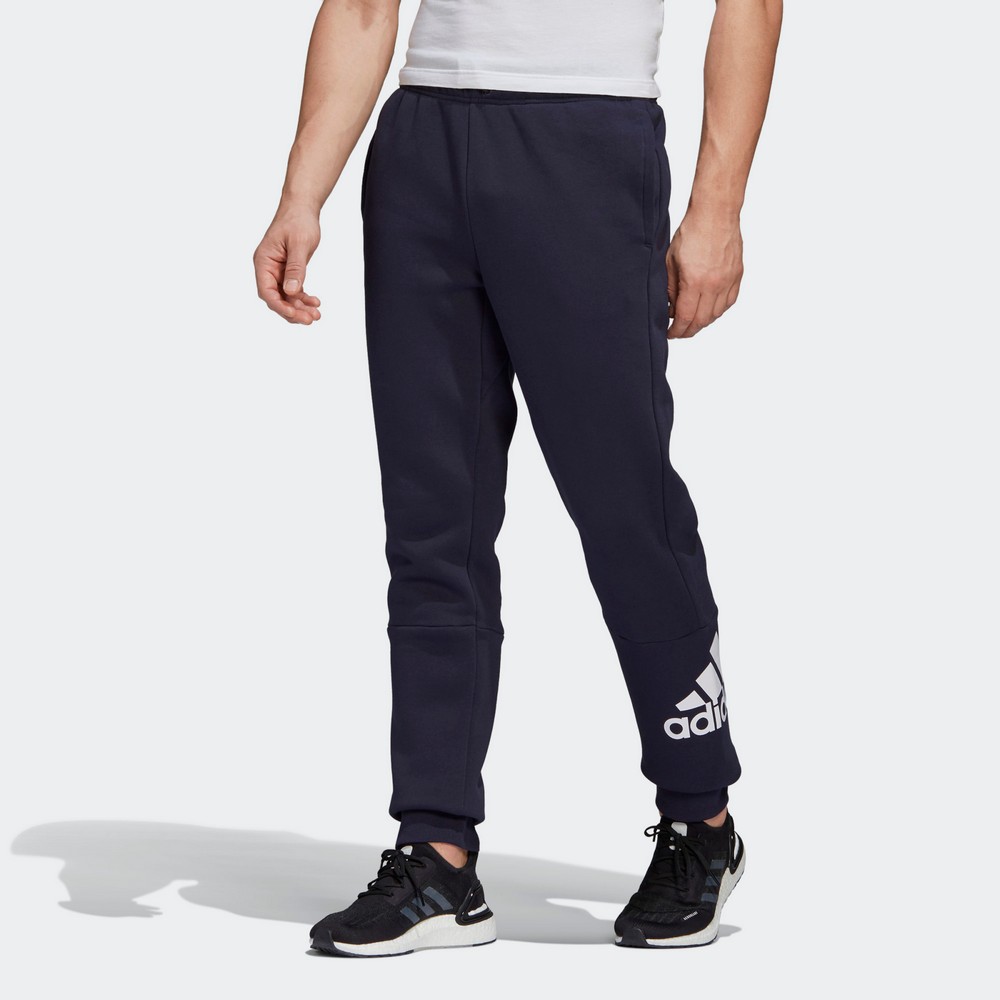 Брюки Adidas MH BOS Pnt FL  XS Синий Мужской photo 3