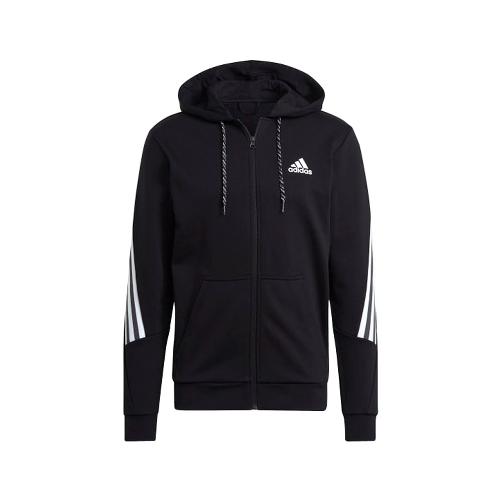 Hanorac pt bărbați Adidas M 3S Tape FZ S Negru photo 1 Hanorac pt bărbați Adidas M 3S Tape FZ S Negru photo 1