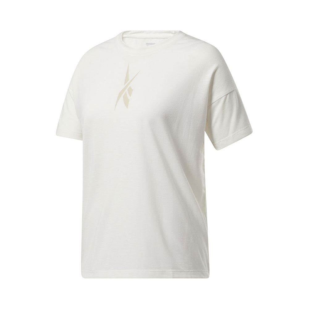 Tricou Reebok TS Graphic Tee Q4 / Femei / XS / Alb photo 1 Tricou Reebok TS Graphic Tee Q4 / Femei / XS / Alb photo 1
