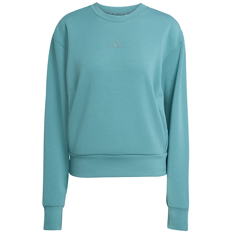 Jacheta Adidas D4T KNIT CREW XS Verde Femei photo 2