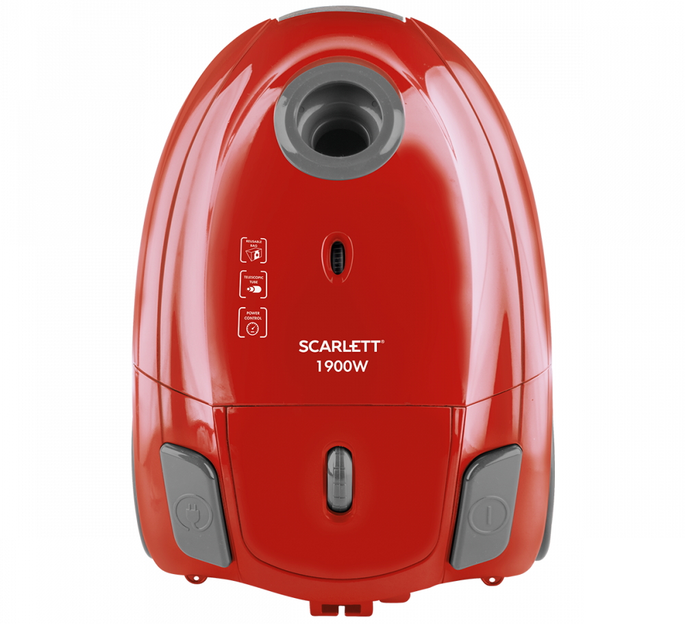 Пылесос с мешком Scarlett SCVC80B95 / 1900Вт / Красный photo 1 Пылесос с мешком Scarlett SCVC80B95 / 1900Вт / Красный photo 1