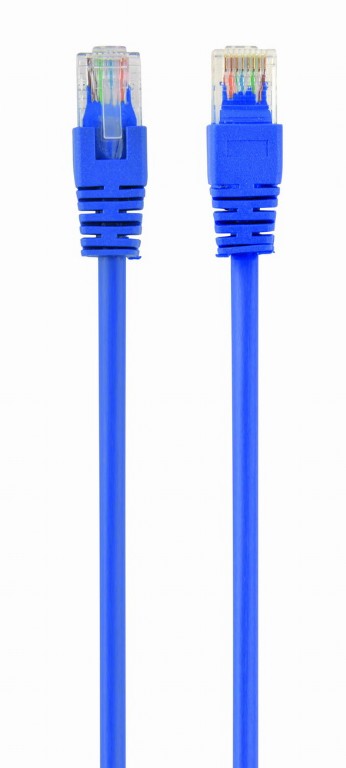 UTP Cat.5e Patch cord, 0.5m, Blue photo 1
