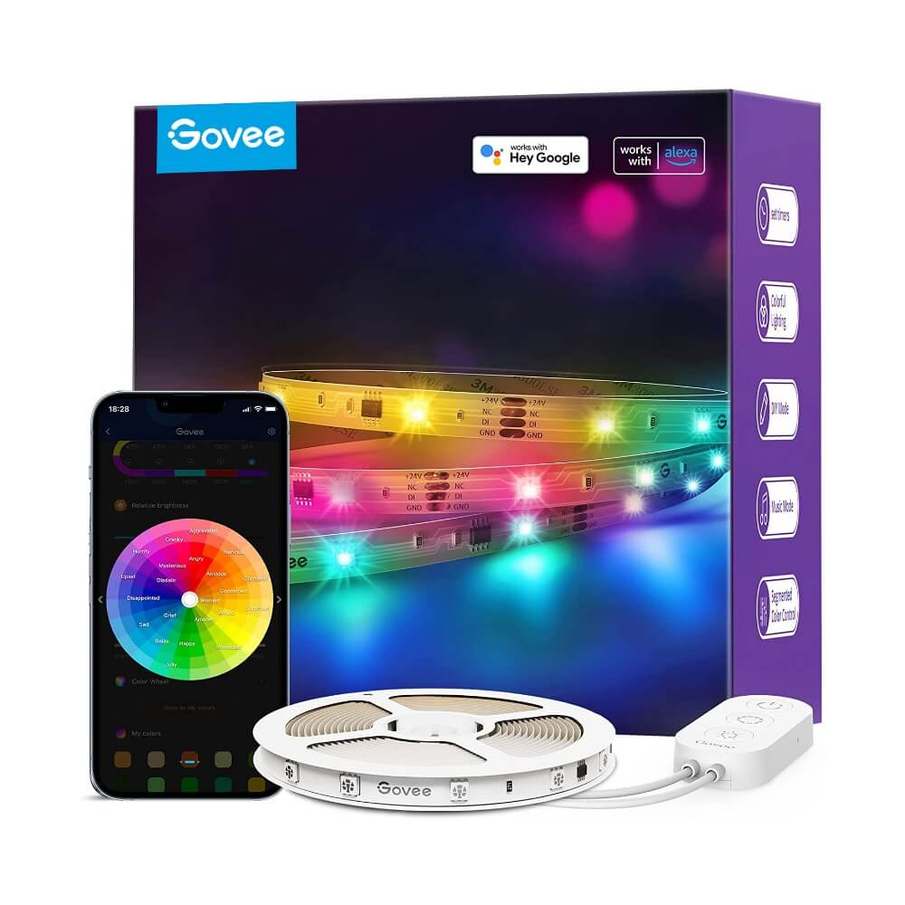 Banda LED GOVEE RGBIC Basic  / 10m / Multicolor / Wi-Fi / Bluetooth photo 2