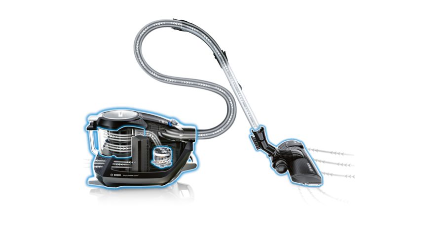 Пылесос с контейнером Bosch tehno-trendsrl578695 / 700Вт / Черный photo 2