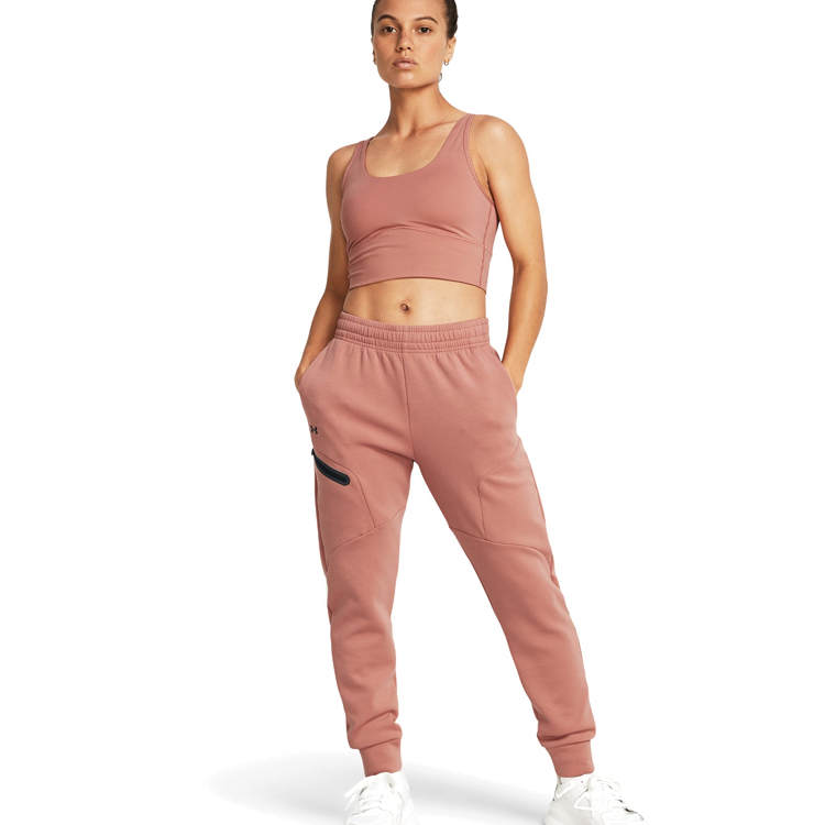 Брюки Under Armour Unstoppable Flc Jogger L Розовый Женский photo 2