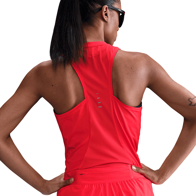 Maiou Nike W NK SWIFT DF TANK TOP / Femei / XS / Rosu photo 2