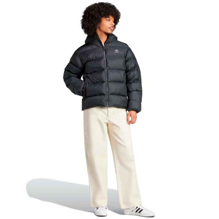 Geacă pt Barbati Adidas COMMERCIAL PUFF XS Negru photo 4