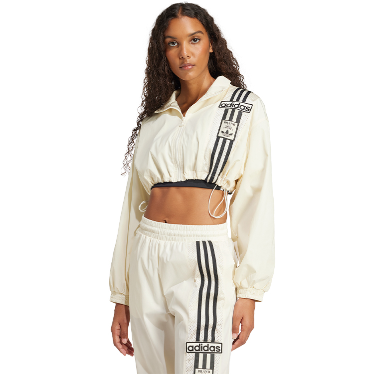 Hanorac Adidas WOVEN TRACK TOP XXS Bej Femei photo 2