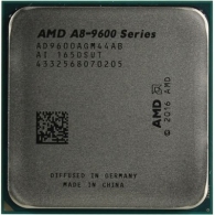 AMD A-Series A8-9600, Socket AM4, 3.1-3.4GHz (4C/4T), 2MB L2, Integrated Radeon™ R7 Series, 65W 28nm, Bulk with Cooler thumbnav 1
