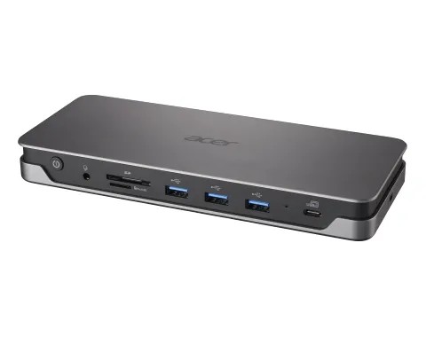Док-станция Acer ADK230/ 2x HDMI/ 1x DP/  2x USB-C 3.2 gen 1/ 3xUSB-A 3.2 gen1 / RJ-45/ SD Card Reader/ 100W photo 1