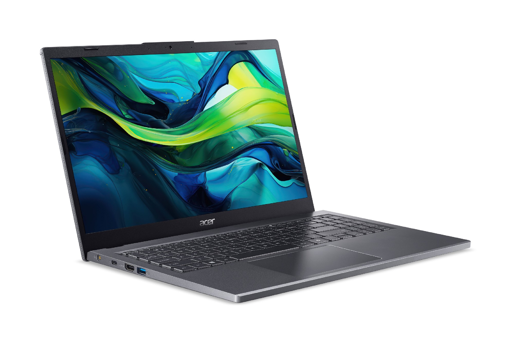 Laptop 15.6” ACER Aspire A15-51M (NX.KXTEU.001)/ Intel Core 3 100U/ 16GB/ 512GB SSD/ Steel Gray photo 2